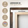 MuchoWow® - Leinwandbilder - Blätter - Braun - Herbst - Produktbild-Vorschau 3