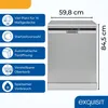 Exquisit Geschirrspüler 60 cm, Unterbaufähig, EEK: C, 12 Produktbild-Vorschau 2