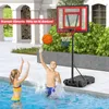 COSTWAY Pool Basketballkorb outdoor, Basketballständer Produktbild-Vorschau 5