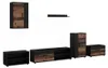 Parete attrezzata soggiorno Vicco Berno Nero/Oldstyle Set Anteprima dell’immagine prodotto 1