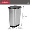 Curver Afvalbak Met Pedaal 45l - Metallic Productafbeelding-voorbeeld 9