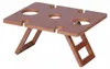 Table à vin de pique-nique Relaxdays, pliable, en bambou, H Voir les images du produit 6