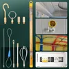 12M Einziehband Kabel Kabeleinziehhilfe 4 Stangen x 1m x Produktbild-Vorschau 7