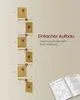 VASAGLE Eckregal, 1-tlg., Wandregal, Bücherregal mit 5 Produktbild-Vorschau 4