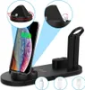 Kabelloser 3-in-1-Schnellladeständer - (Schwarz) Kabelloses Produktbild-Vorschau 2