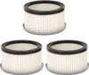 Three cylindrical filters are arranged in a triangular formation against a white background. Produktbild-Vorschau