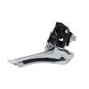 A bicycle front derailleur is shown against a white background. Produktbild-Vorschau