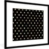 MuchoWow® Gerahmtes Poster Muster - Gold - Kariert 40x40 cm Produktbild-Vorschau 1