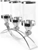 Chandelier Glamour Argent Verre Communion Photophore Grande Voir les images du produit 18