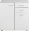 Kommode - Weiß - B 71 cm - zwei Türen - zwei Schubladen - Produktbild-Vorschau 4