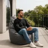 Pufa Worek do Siedzenia 225L Gamer Eko Szary Podgląd zdjęcia produktu 3