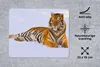 MuchoWow® Mauspad Mousepad Tiger - Schnee - Winter - Tiere Produktbild-Vorschau 2