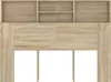 Testiera con ripiani in rovere Sonoma 140x19x103,5 cm Anteprima dell’immagine prodotto 5