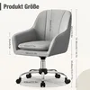 Chaise de bureau ergonomique Adormii, pivotante à 360°, Voir les images du produit 8