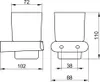 Keuco Elegance Glashalter verchromt - 11650019000 Produktbild-Vorschau 2