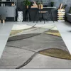 Teppich modern abstrakt in gelb grau pastell Größe - 60 x Produktbild-Vorschau 1