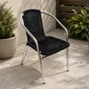 Aga Gartenstuhl RATAN Silber/Schwarz Produktbild-Vorschau 4