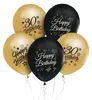 30. Geburtstag schwarz gold 5 Luftballons Produktbild-Vorschau 1