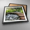 Gerahmtes Poster - Schwarzer Rahmen - Park natur grün bäume Produktbild-Vorschau 3