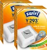 Two boxes of Swirl Y 293 vacuum cleaner bags are shown side-by-side. Produktbild-Vorschau
