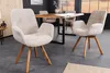 riess-ambiente Drehbarer Design Stuhl BALTIC beige Bouclé Produktbild-Vorschau 3