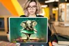 MuchoWow® Laptop Aufkleber Sticker Cover Elefant - Produktbild-Vorschau 5
