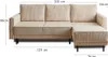 Best Mobilier Charlie, Grau, Samt, Metall, 2150 mm, 1460 Produktbild-Vorschau 8