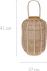Ratanový lampáš BOHO so širokou rukoväťou Náhľad obrázku produktu 2
