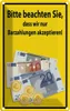 vianmo Blechschild 30x20 cm beachten nur Bargeld akzeptiert Produktbild-Vorschau 1
