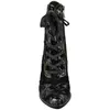 Laura Vita Damen Stiefelette floral Blumenmuster Metallic Produktbild-Vorschau 3