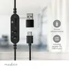 Nedis Chstu210Bk Pc-sluchátka cez uši Stereo Usb Type-A / Náhľad obrázku produktu 3