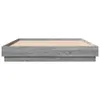 The Living Store Bettgestell Grau Sonoma 150x200 cm Produktbild-Vorschau 5