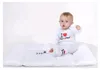 Calzini in spugna New Baby bianchi I Love Mum and Dad, Anteprima dell’immagine prodotto 3