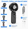 Handventilator Mini 2-in-1, tragbar & klappbar, USB Produktbild-Vorschau 6