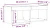 Mobile TV con luci LED bianco 80x30x30 cm Anteprima dell’immagine prodotto 8