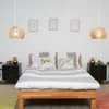 Zestaw 2 szafek nocnych Relaxdays, 2 szuflady, szafki nocne Podgląd zdjęcia produktu 2