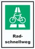 Radschnellweg Schild A3 (297x420mm) Produktbild-Vorschau 1
