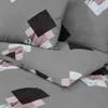vidaXL Set di biancheria da letto grigio 200x200 cm cotone Anteprima dell’immagine prodotto 5