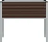 vidaXL Záhradný kvetináč hnedý 100 x 45 x 90 cm oceľ Náhľad obrázku produktu 4