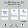 Phomemo T02/M02X/M02L Blau auf weißem Produktbild-Vorschau 5
