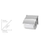 WENKO Toiletten Papier Halter Klo Rollen Ablage Deckel Produktbild-Vorschau 3