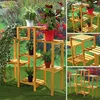 Mucola Blumentreppe Holz Blumenregal Pflanztreppe Produktbild-Vorschau 8