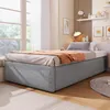 Letto imbottito Flieks 90x200 cm con cassetto, letto Anteprima dell’immagine prodotto 3