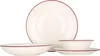 Set di stoviglie Bonna (medio) - Linea Burgundy - 24 pezzi Anteprima dell’immagine prodotto 1