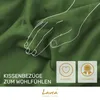 Lavea® 2er Set Kissenbezug 40x80 cm, 100% Baumwolle Jersey, Produktbild-Vorschau 5
