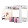 Lit superposé Merax 90 x 200 cm avec armoire de rangement, Voir les images du produit 11