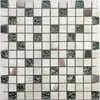 Glas Naturstein Metall Mosaikfliese Fulda Grau Silber Produktbild-Vorschau 4