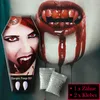 Vampirzähne & 2x Thermoplastkleber von King of Halloween Produktbild-Vorschau 2