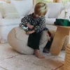 Lorena Canals Pouf - Chicken - Natur Produktbild-Vorschau 3