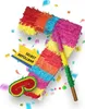 Pinata Zahl 7 Set mit Stab und Augenmaske für Produktbild-Vorschau 2